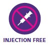 Injection free vte